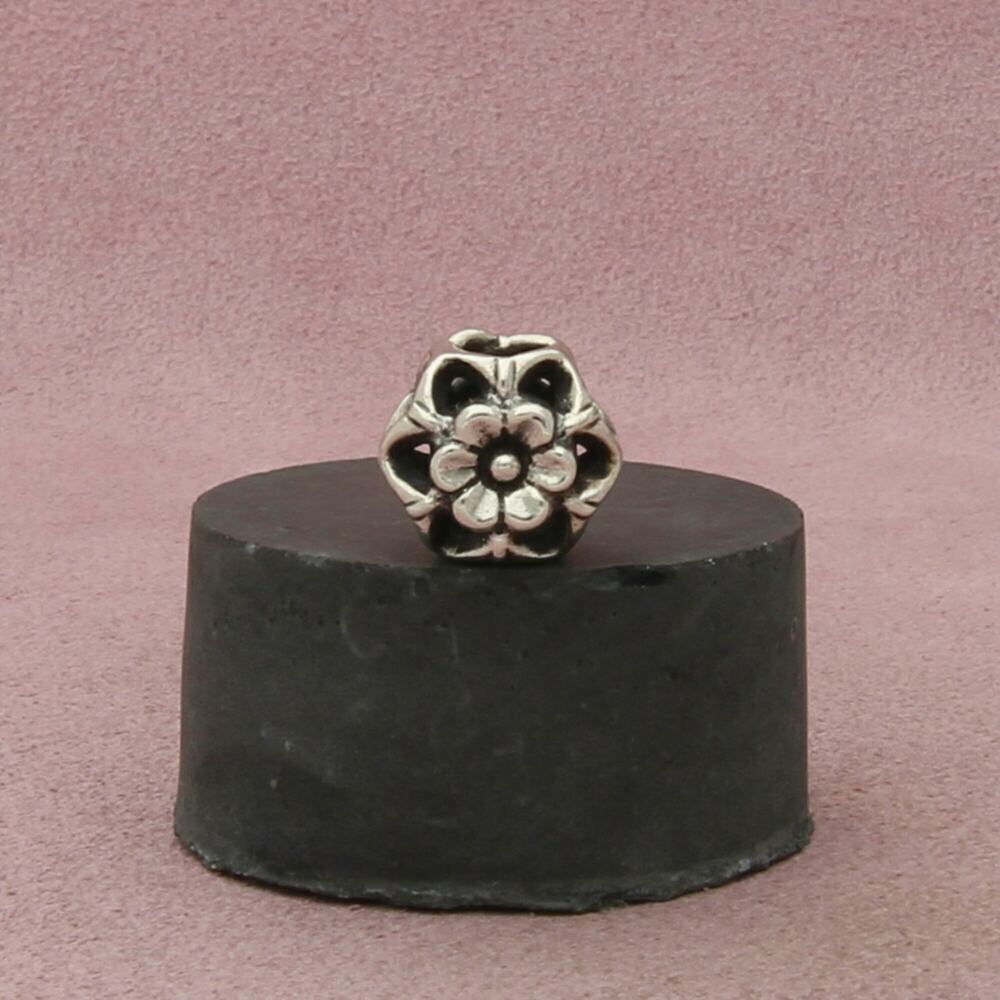 trollbeads sterling silver zucchini flower retired bead charm